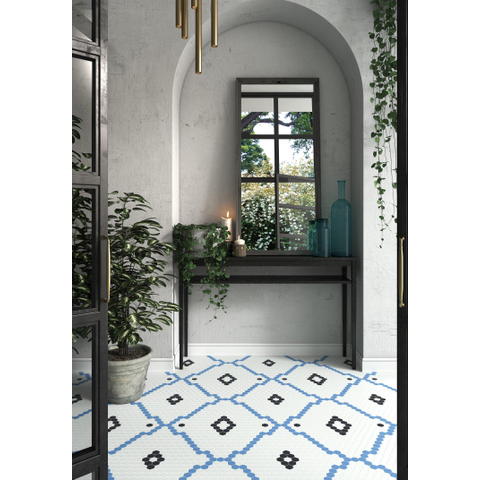 Terravito Fiesole carreau mural - 3.5x3.5cm - Carré - 5mm - Mosaïque - blanc SW727428