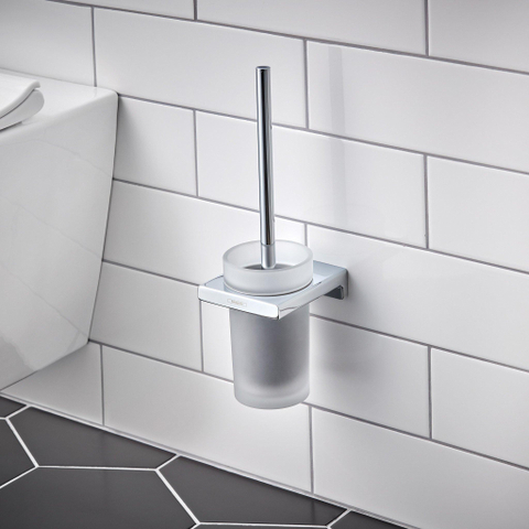 Hansgrohe AddStoris Q Closetborstelgarnituur - wandmontage - hoogglans chroom SW651126
