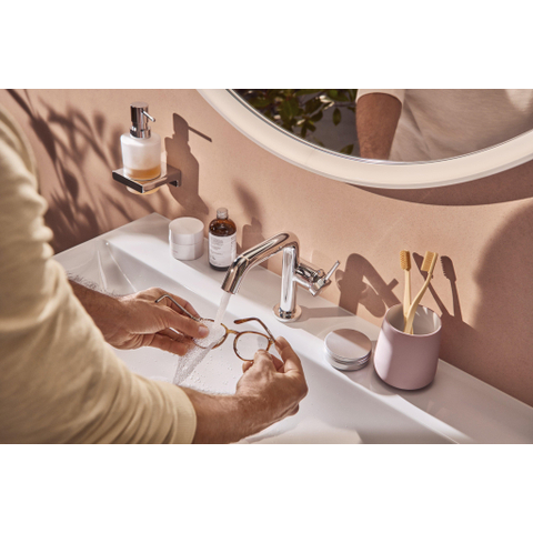 Hansgrohe Tecturis s Eengreeps wastafelkraan - 110 Fine - coolstart - met afvoerplug - geborsteld brons SW918730