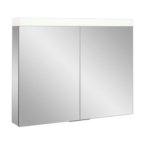 Crosswater Cabinet Image Spiegelkast - 90x70cm - IP44 - LED verlichting - deurlinks of rechts - zilver SW876215