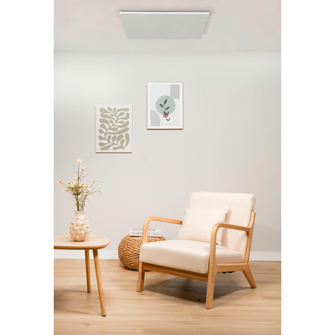 Eurom Mon Soleil 350 Wifi Infrarood Verwarming 60x60x5cm 350watt Metaal Wit SW481880