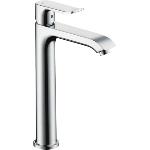 Hansgrohe Metris Wastafelkraan highriser - 20 cm. - zonder waste - hoogglans chroom 0451547