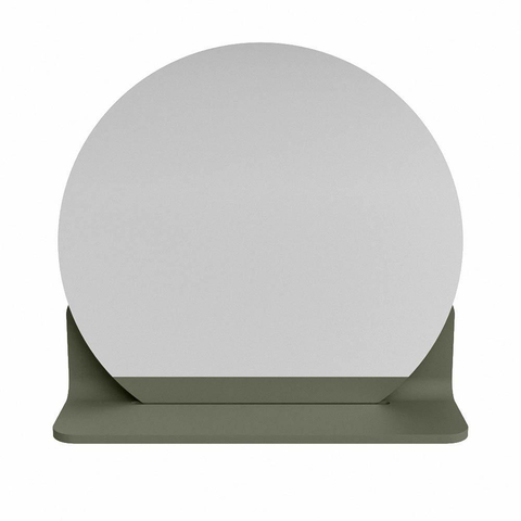 Mondiaz SPOT spiegel – Ø40 cm – met planchet – Army (groen) SW1235483