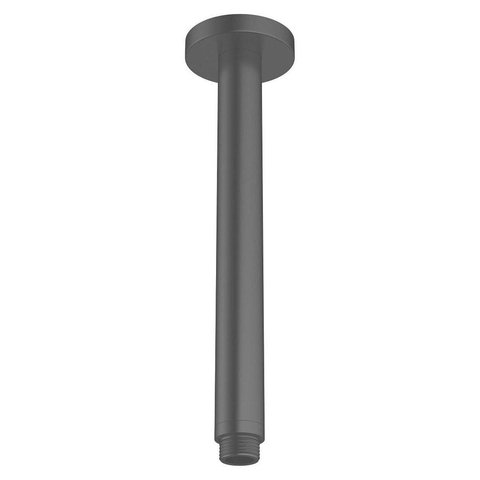 Crosswater MPRO Inbouwdoucheset - 30cm hoofddouche - plafondarm - glijstangset - ronde handdouche - slate gunmetal (antraciet) SW999829