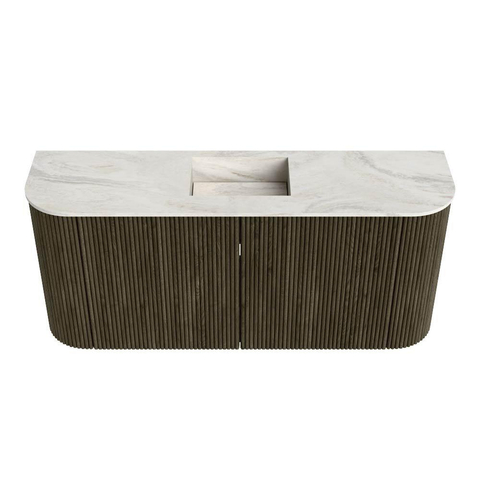 Mondiaz JOYA-DLUX 93.2cm toiletmeubel - ronding links en rechts kleur Shadow - Wastafel FAYE positie Midden Zonder kraangat kleur Ostra. SW1423036
