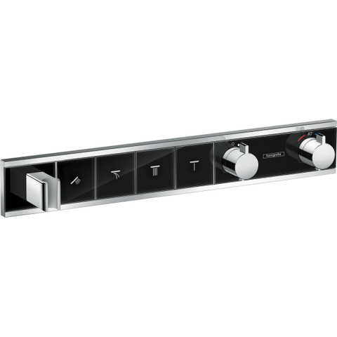 Hansgrohe Rainselect Afbouwdeel - voor inbouw douchekraan - thermostatisch - voor 4 functies - 59.8x9cm - thermostaat - hoogglans chroom SW157090