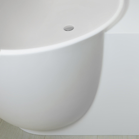 Duravit Luv Bad ovaal - 185x95cm hoek links - met paneel - mat wit SW228001