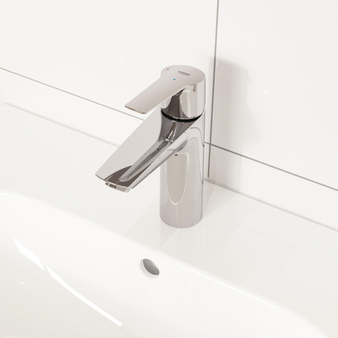 Grohe Start QuickFix Mitigeur lavabo – apparent – bec 12,1 cm – taille M – avec bonde de vidange – chromé SW707020