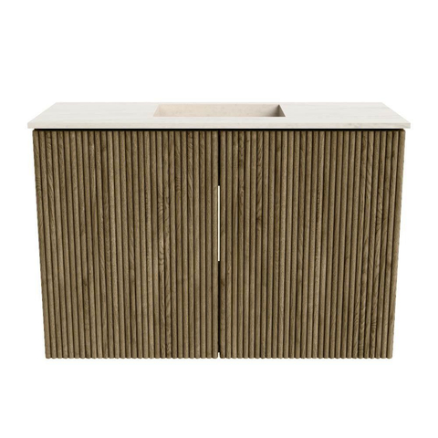 Mondiaz JOYA-DLUX 60cm meuble de toilette - couleur Dusk - Vasque FAYE position Milieu Sans trou de robinet couleur Meli. SW1425809