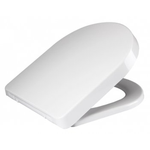 Xellanz Deeline toiletzitting - 35.6x43.3cm - d-vorm - softclose - quick release - glans wit SW17767