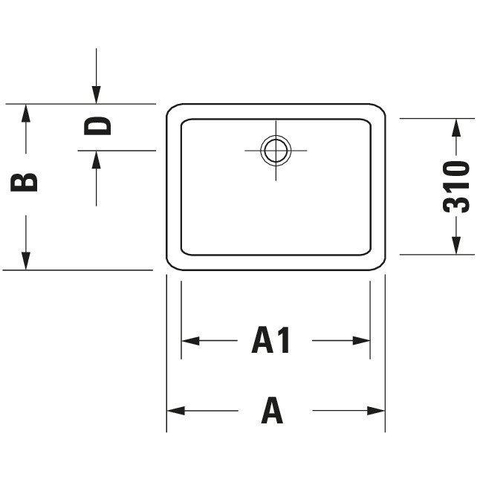 Duravit Vero Opzetwastafel - 60x38cm - zonder kraangat - zonder overloop - glans wit 0308390