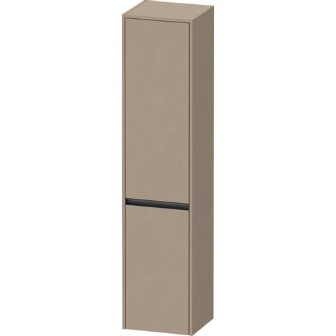 Duravit Ketho.2 Hoge kast - met 2 deuren - 40x176x36cm links - met tip onlinnen - mat linnen (beige) SW772609