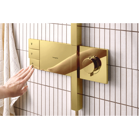 Hansgrohe Raindance alive Showerpipe - 210/340 2jet - thermostaat - gepolijst goud (goud) SW1387662