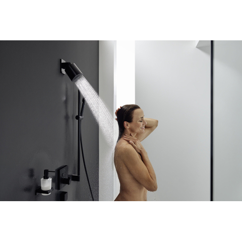 Hansgrohe Pulsify select s - select glijstangset - 3jet Relaxation - ecosmart - 10.5cm - met glijstang 90 cm - mat zwart SW651027