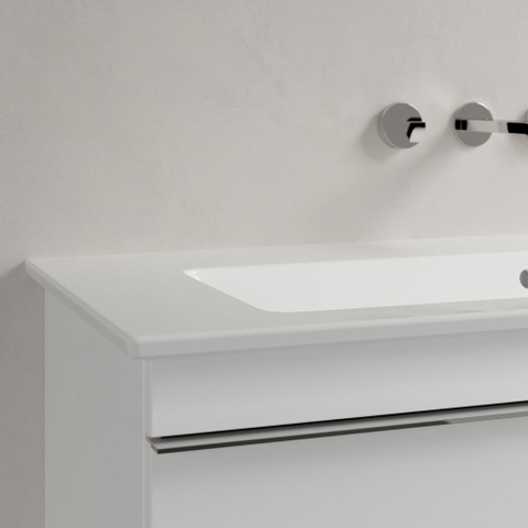 Villeroy & Boch venticello meubelwastafel - 120x50cm - zonder kraangat - met overloop - White Alpine (glans wit) 1025114