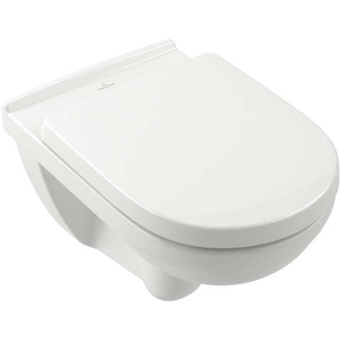 Villeroy & Boch O.novo closetzitting + deksel - softclose - quickrelease - White Alpine (glans wit) 0124182