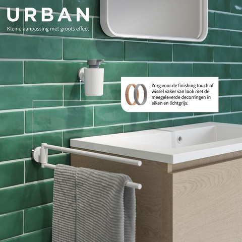 Tiger Urban Handdoekrek 2armig Wit SW877672