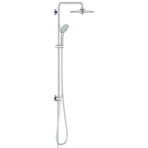 Grohe Euphoria ensemble de douche pluie apparent sans robinet – douche de tête Ø 26 cm à 3 jets – douchette 3 jets – chrome SW108074