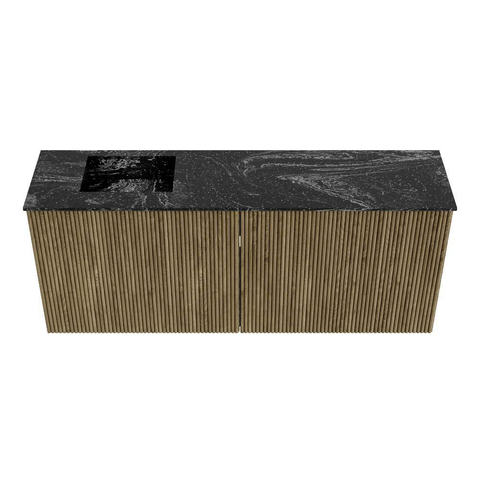 Mondiaz JOYA-DLUX 100cm toiletmeubel - kleur Dusk - Wastafel FAYE positie Links 1 kraangat kleur Lava. SW1423256
