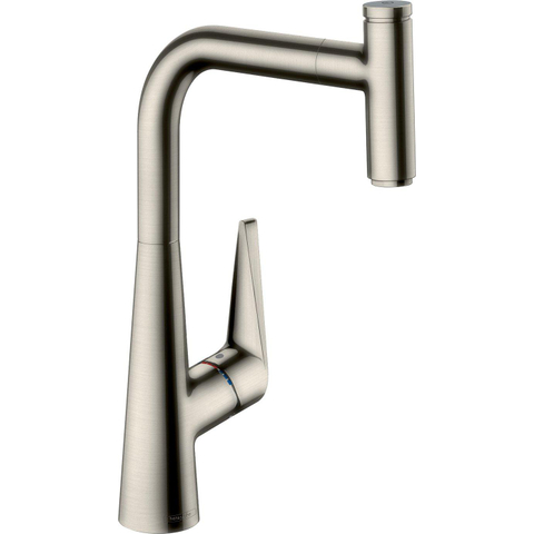 Hansgrohe Talis - select M51 1-greeps keukenmengkraan - 300 uittrekbare uitloop - sbox - hoogglans chroom SW971344