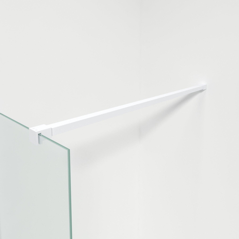Saniclass Bellini inloopdouche 60x200cm helder glas mat wit SHOWROOMMODEL SHOW26458