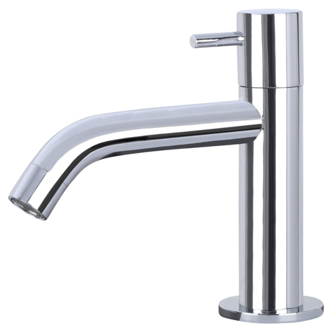 Differnz Ravo pack lave-mains – 38,5 x 18,5 x 9 cm – béton gris clair – robinet courbé chromé SW705489