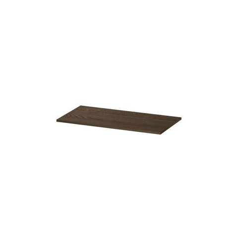 INK Topdeck Wastafelblad - 90x1.6x45cm - tbv onderkast - Eiken - Massief eiken Charcoal SW493619