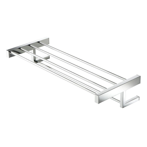 Geesa Modern Art Handdoekrek met planchet 62cm Chroom 0650159