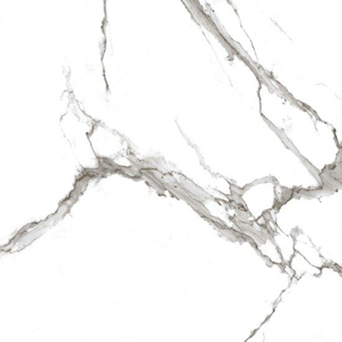 Ceralto Classico Alto Polished Carreau de sol et de mur 100x100cm 6mm rectifié R9 grès cérame Calacatta SW451314