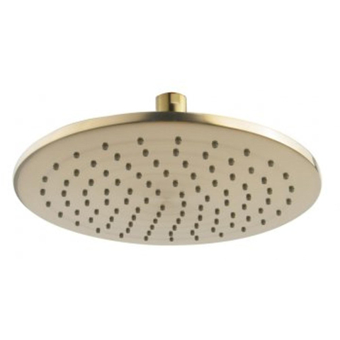 Wiesbaden Unimatch Hoofddouche rond - 25x0.8cm - PVD - geborsteld messing (goud) SW647697