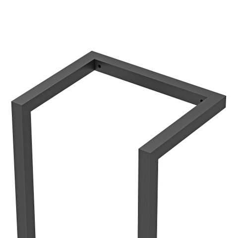 Fortifura Calvi Handdoekrek - 95x25x20cm - PVD - geborsteld gunmetal (antraciet) SW890766