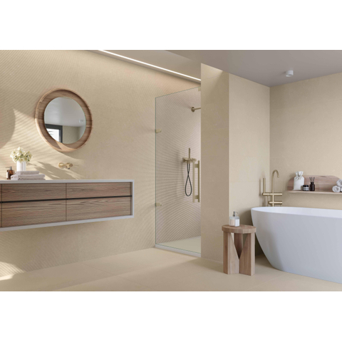 SAMPLE Terravito Selvico Keramische wandtegel - 60x120cm - 8.2mm - Ivory SW1596440