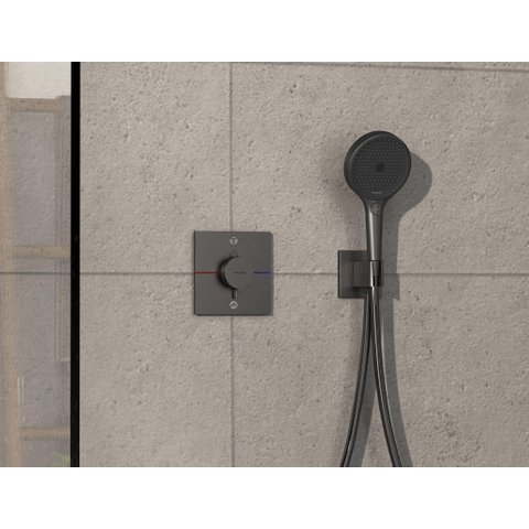Hansgrohe ShowerSelect Comfort E Thermostaat - inbouw - 2 functies - zwart chroom SW918132