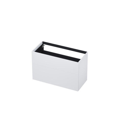 Ink meuble 100x70x45cm 2 tiroirs push-to-open laqué SW68761