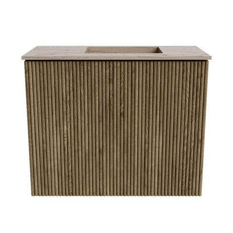 Mondiaz JOYA-DLUX 50cm toiletmeubel - kleur Dusk - Wastafel FAYE positie Rechts Zonder kraangat kleur Arena. SW1425732