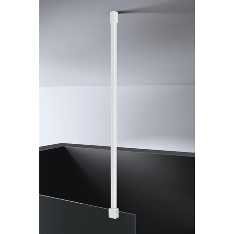Best Design White Dalis Plafond Stabilisatiestang 100cm voor 8mm glasdikte mat wit SW815300