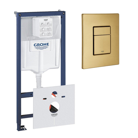 GROHE Rapid SL réservoir encastré incluant la plaque de commande GROHE Skate cosmopolitan Cool Sunrise SW680028