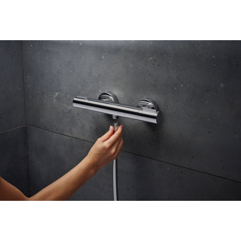 Hansgrohe Ecostat element Douche - thermostaat - opbouw - chroom SW1186257