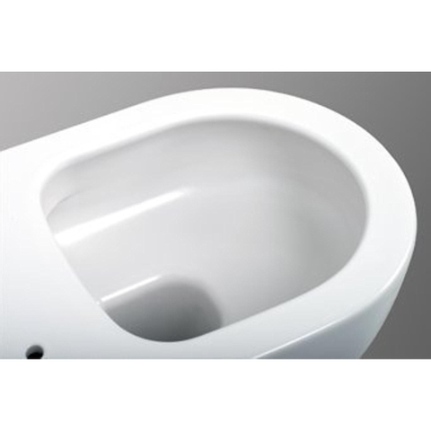 Plieger Kansas hangtoilet – Rimless – diepte 54,5 cm – met slim softclose zitting – glans wit SW499853