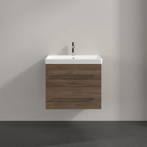 Villeroy & Boch Avento Wastafelonderkast - 2 uittrekladen - 576x514x484mm - Nordic Oak (hout) SW971884