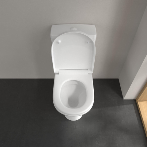 Villeroy & Boch O.novo Cuvette WC à poser à fond creux avec évacuation verticale blanc 0124122