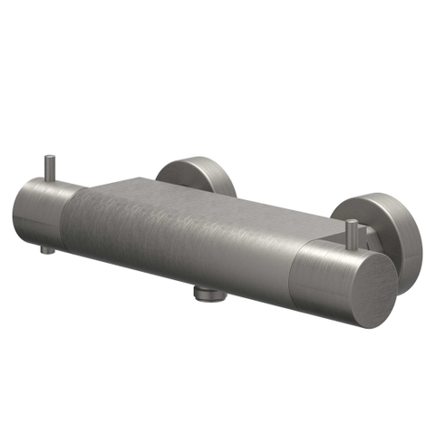 IVY Bond Mitigeur thermostatique de douche - apparent - cooltouch - noir métal brossé PVD SW1030874