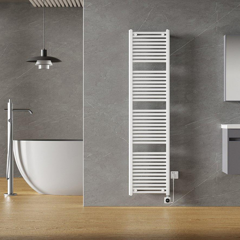 Wiesbaden Elara Elektrische radiator Smart WiFi - 181.7x45cm - glans wit SW1119291