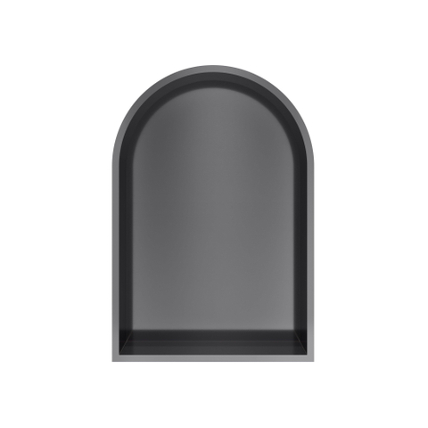 Hotbath &MORE Inbouwbox of inbouwnis Toogmodel - 30x45x10 - PVD - geborsteld zwart SW1246515