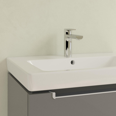 Villeroy & Boch Subway 2.0 meubelwastafel - 65x47cm - 1 kraangat - met overloop - White Alpine (glans wit) 1024097