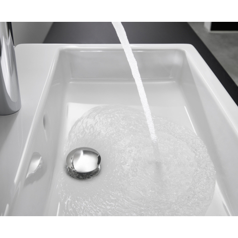 Hansgrohe Logis 1 greeps wastafelkraan - 70 met afvoerplug - hoogglans chroom 0605642