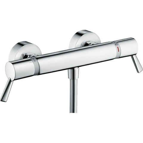 Hansgrohe Ecostat Comfort Caredouchekraan - thermostatisch - zonder omstel - met koppelingenHOH=15cm - met verlengde - thermostaat - hoogglans chroom 0450875
