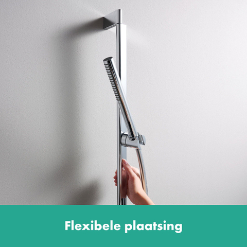 Hansgrohe Pulsify s Doucheset - 100 - 1jet - ecosmart - glijstang 90cm - hoogglans chroom SW918129