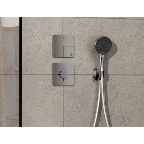 Hansgrohe Showerselect comfort q Thermsotaat - inbouw - 1 functie - extra uitgang - hoogglans chroom SW918101