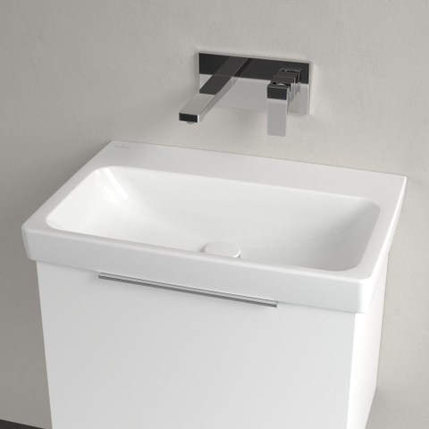 Villeroy & boch Architectura Lavabo - 44,5x65 cm - dessous meulé - sans trou de robinet - blanc alpin SW1162175